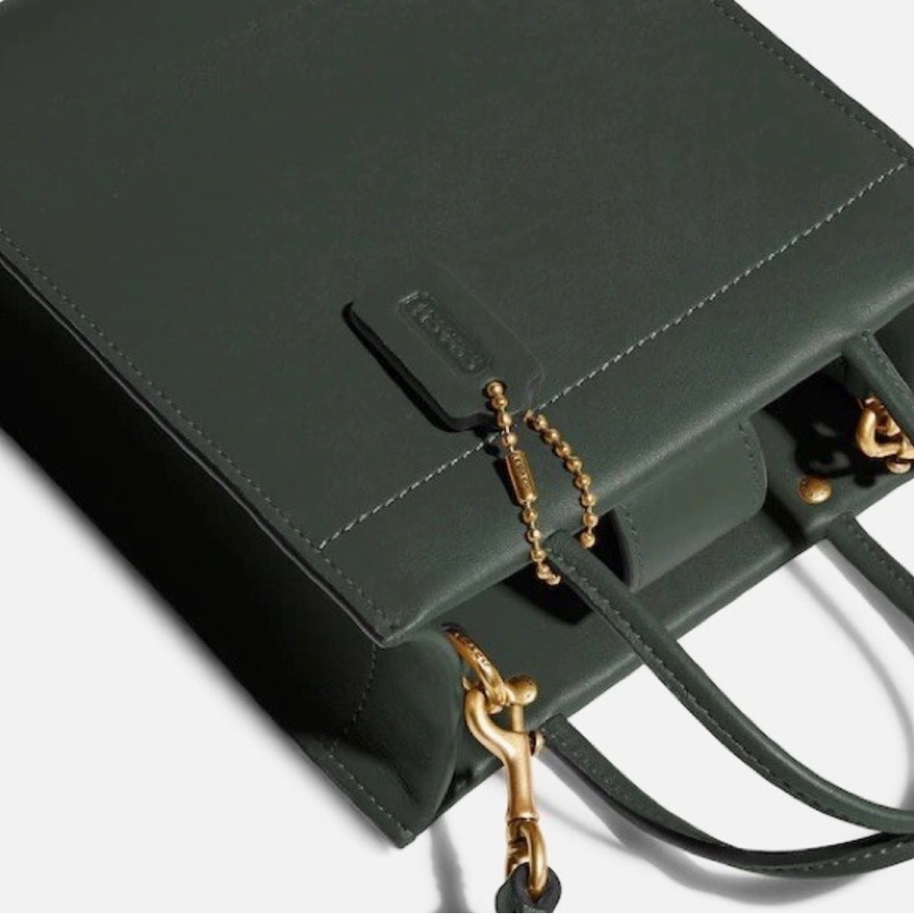 🍀Coach Green Crossbody Bag - Picture 4 of 11